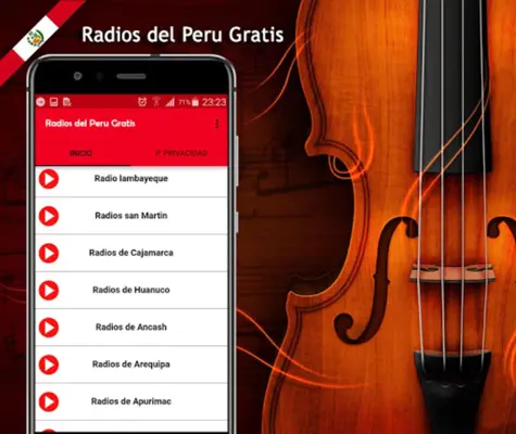 Radios del Peru Free android App screenshot 4