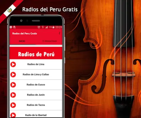 Radios del Peru Free android App screenshot 5